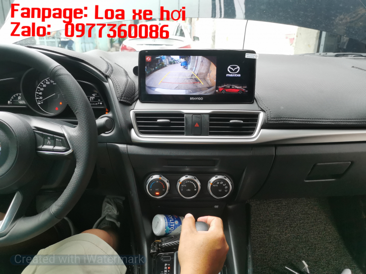 Nâng cấp Android Bravigo  2 hệ điệu hành lắp lên Mazda3