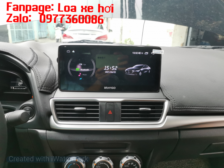Nâng cấp Android Bravigo  2 hệ điệu hành lắp lên Mazda3