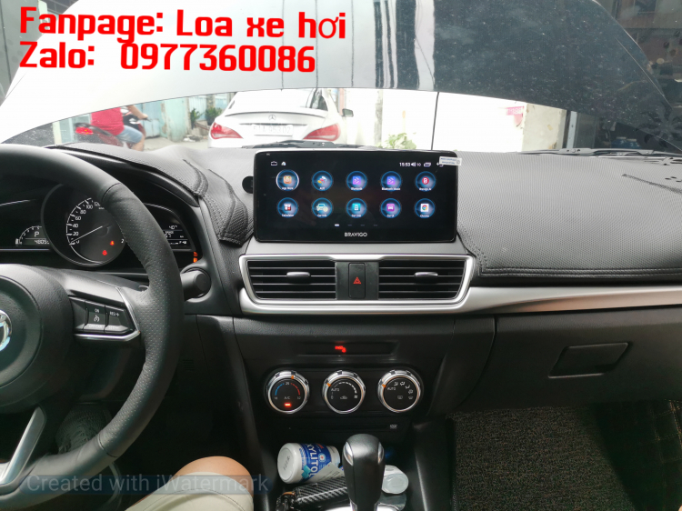 Nâng cấp Android Bravigo  2 hệ điệu hành lắp lên Mazda3
