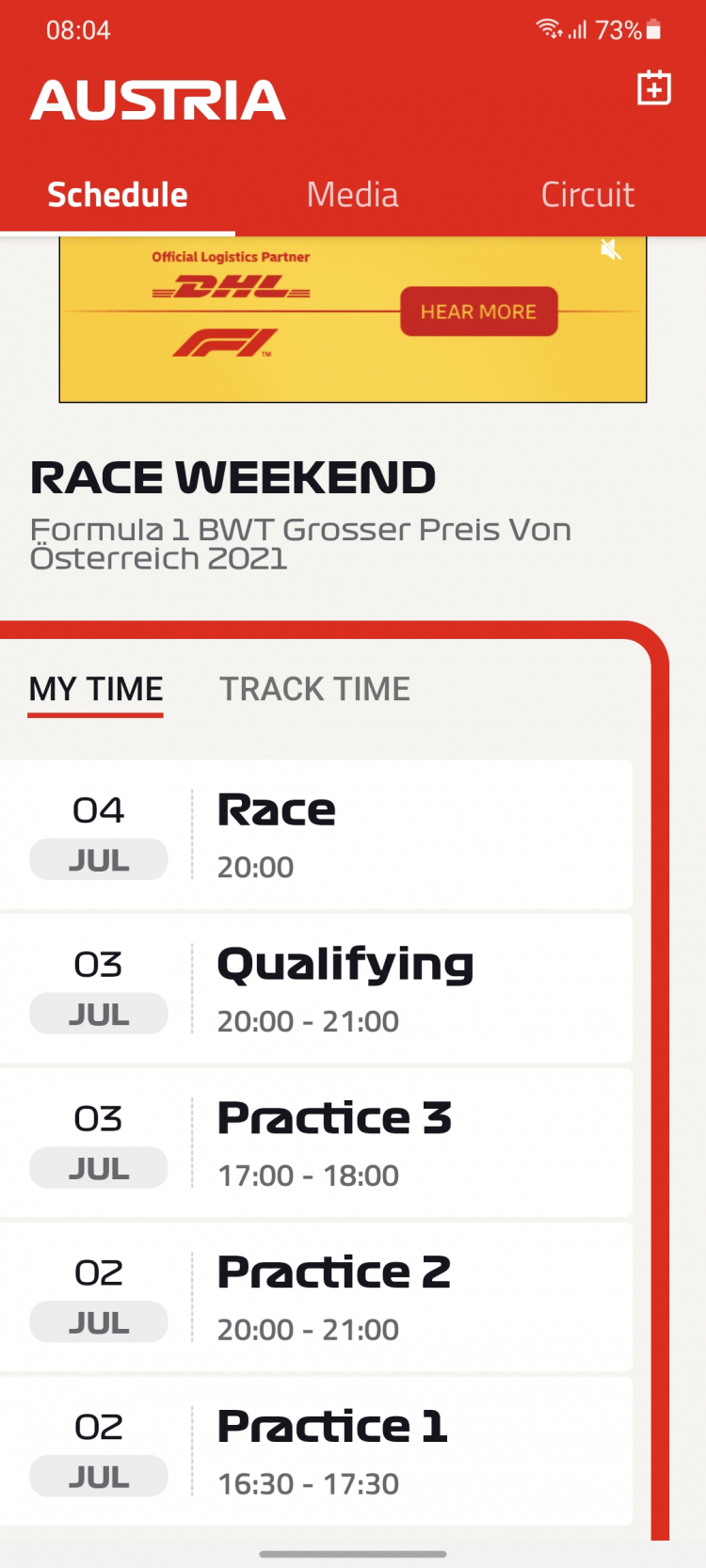 F1 Austria 4/7/2021