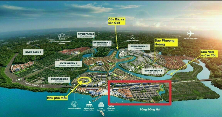 Dự án AQUA CITY của Novaland ở thành phố Biên Hòa, tỉnh Đồng Nai