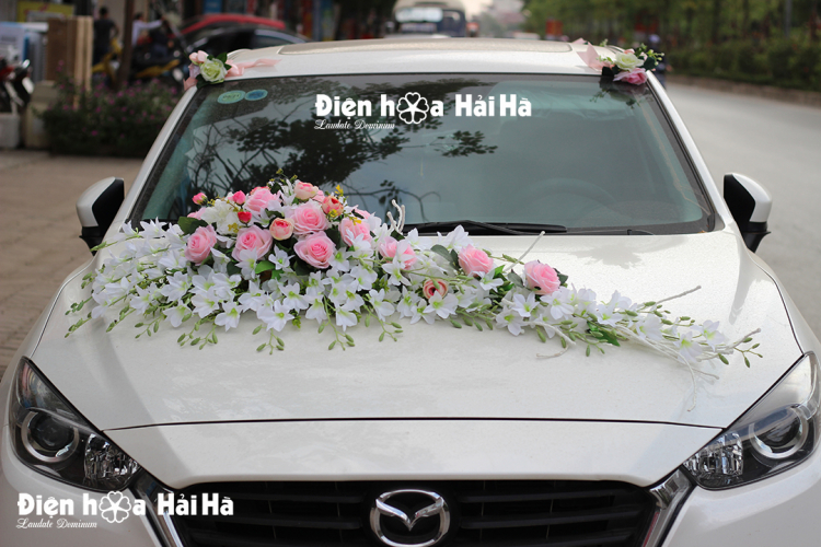 Bán hoa lụa trang trí xe cưới toàn quốc