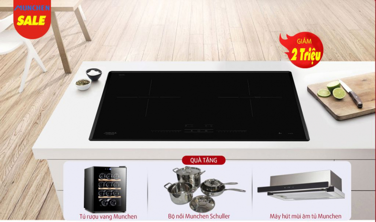 Tìm hiểu về giá cả của bếp từ Munchen nhập khẩu Đức Tìm hiểu về giá cả của bếp từ Munchen nhập khẩu Đức