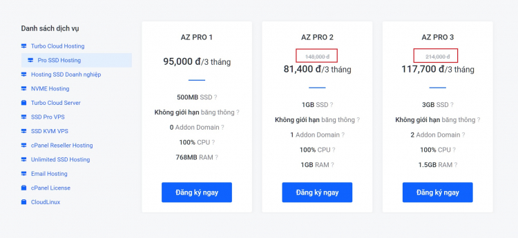 AZDIGI Hôm Nay Khuyến Mãi 45% Dịch Vụ