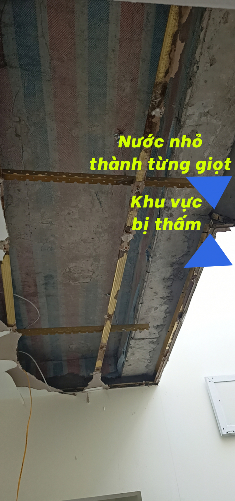 Nhà mới xây bị nứt nhiều và thấm dột Nhà mới xây bị nứt nhiều và thấm dột