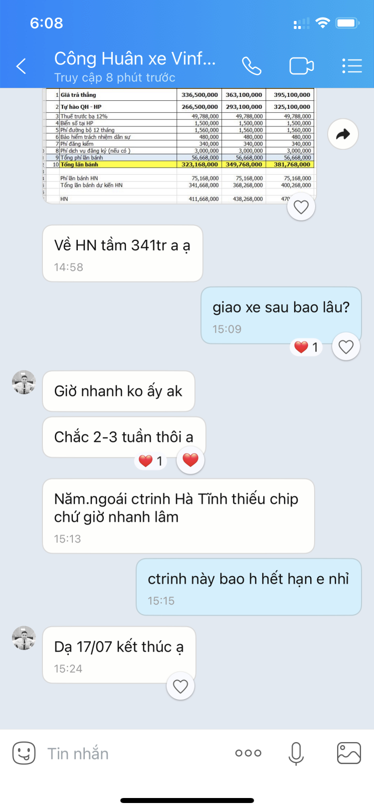 Fadil giá sụt hầm 320tr lăn bánh