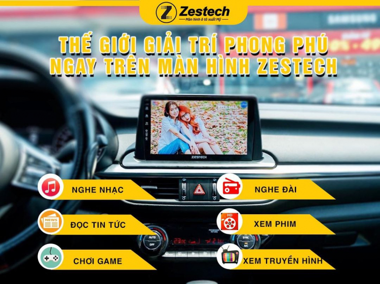 Đại Lý Màn Hình Android Zestech Tại HCM