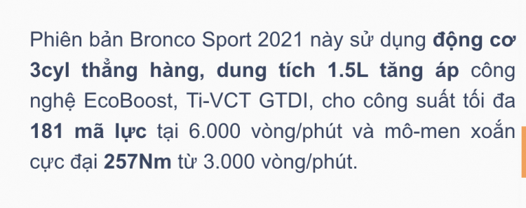 Cận cảnh Ford Bronco Sport 2021 giá 756 triệu đồng tại Campuchia