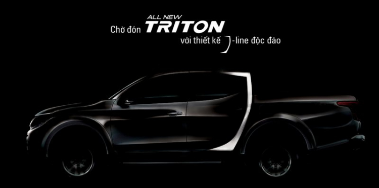 Mitsubishi Triton hoàn toàn mới sắp ra mắt tại Việt Nam