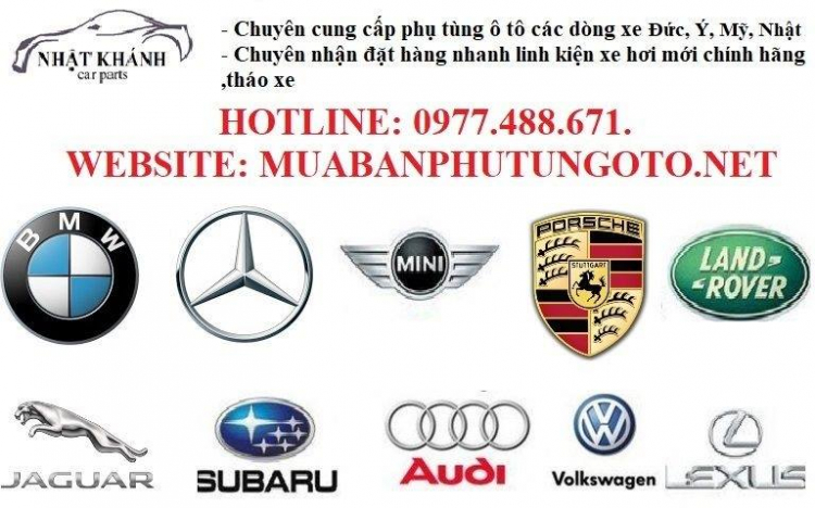 Garage mới mở,cần tìm nguồn cung cấp phụ tùng xe hơi