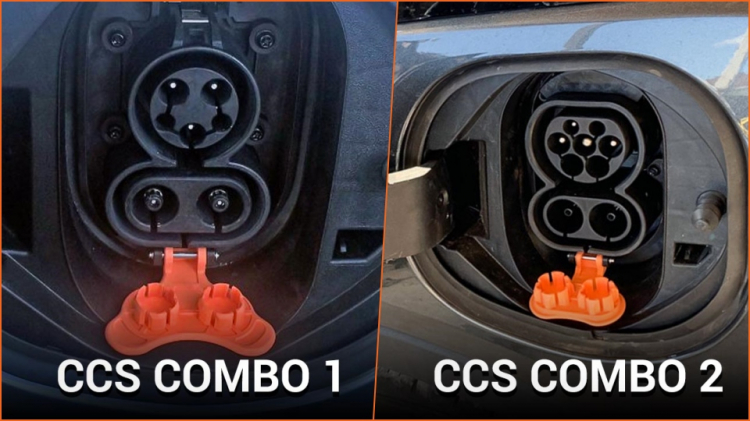 Ổ sạc CCS 1 và CCS 2 Ổ sạc CCS 1 và CCS 2