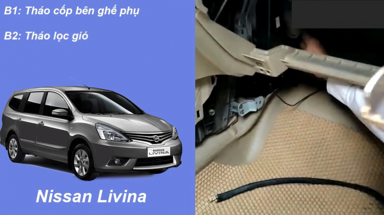 Cách kiểm tra và vệ sinh giàn lạnh điều hòa Nissan Livina