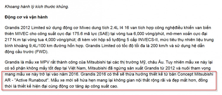 Mitsubishi Grandis - Tổng hợp bài viết về Grandis: giao lưu, chia sẻ