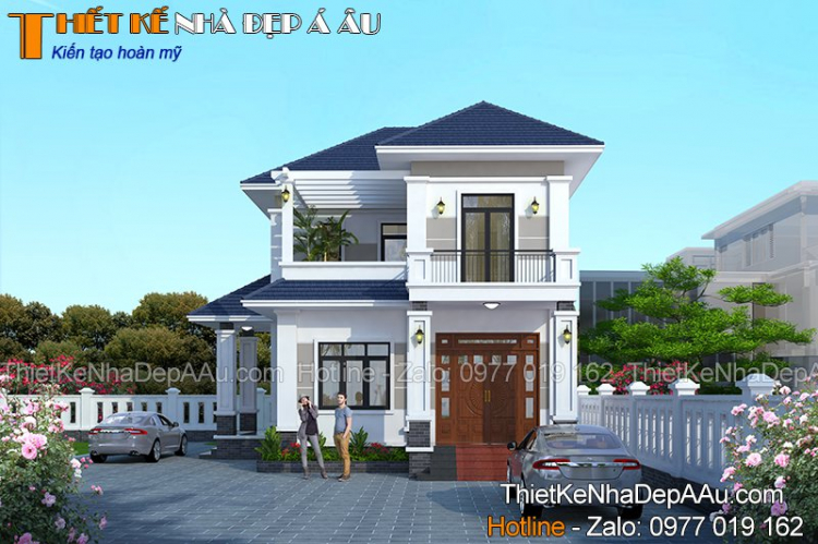 Bản vẽ kiến trúc mẫu biệt thự 2 tầng mái Nhật hiện đại công năng tối ưu Bản vẽ kiến trúc mẫu biệt thự 2 tầng mái Nhật hiện đại công năng tối ưu