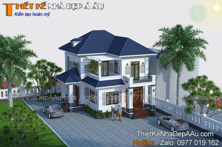 Bản vẽ kiến trúc mẫu biệt thự 2 tầng mái Nhật hiện đại công năng tối ưu Bản vẽ kiến trúc mẫu biệt thự 2 tầng mái Nhật hiện đại công năng tối ưu