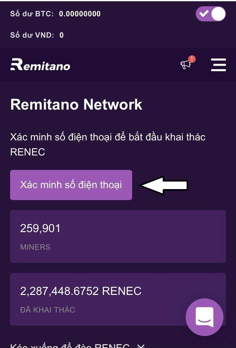 RENEC - TIỀN ĐIỆN TỬ CỦA SÀN REMITANO ("đào free")