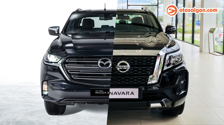 [So sánh xe] Chênh khoảng 50 triệu đồng, chọn Mazda BT-50 hay Nissan Navara bản cao cấp?