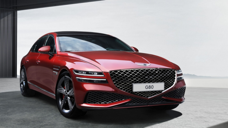 Genesis G80 2022 báo giá từ 48.000 USD, mạnh đến 375 mã lực