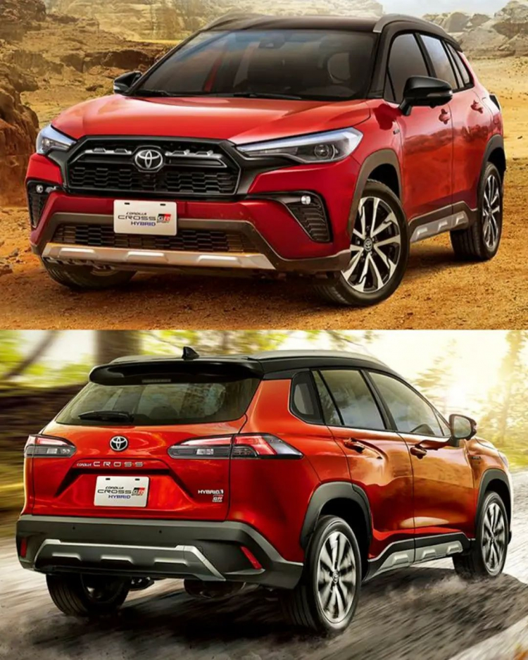 Toyota Corolla Cross phiên bản GR Sport thể thao bất ngờ lộ diện trước ngày ra mắt, đầu xe không còn bị chê xấu