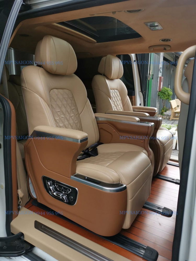 nang cap do ghe limousine kia sedona ford tourneo