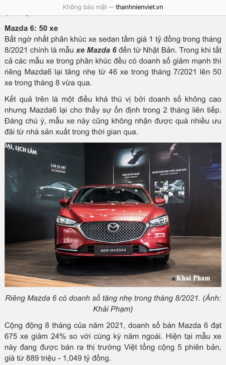 [Infographic] Top doanh số Sedan/Hatchback tại Việt Nam tháng 8/2021: VinFast Fadil bán nhiều gấp 5 lần Hyundai i10