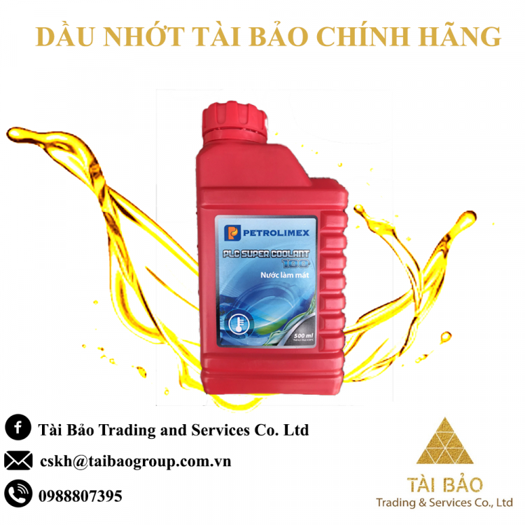 NƯỚC LÀM MÁT PETROLIMEX PLC SUPER COOLANT 100 - BÌNH 500ML