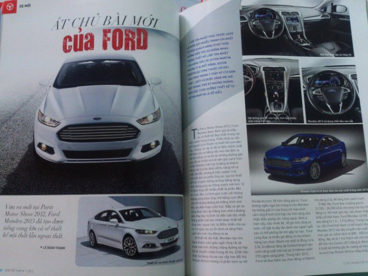 Chi tiết Ford Mondeo 2015 tại Malaysia Chi tiết Ford Mondeo 2015 tại Malaysia