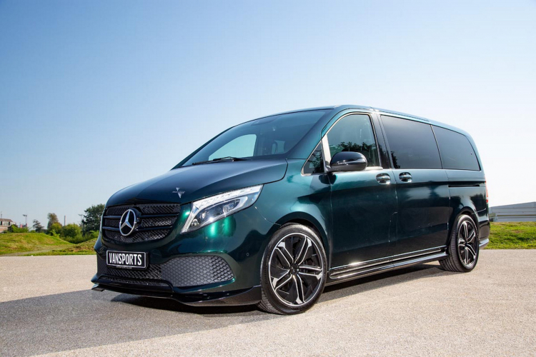 Mercedes-Benz V-Class chạy điện hầm hố hơn nhờ gói độ Vansport