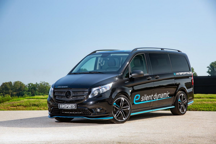Mercedes-Benz V-Class chạy điện hầm hố hơn nhờ gói độ Vansport