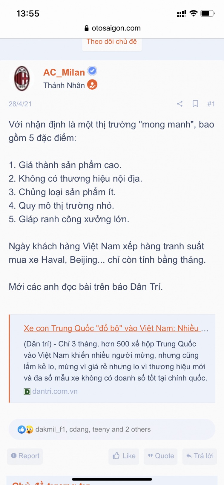 Xe Điện là tất yếu.