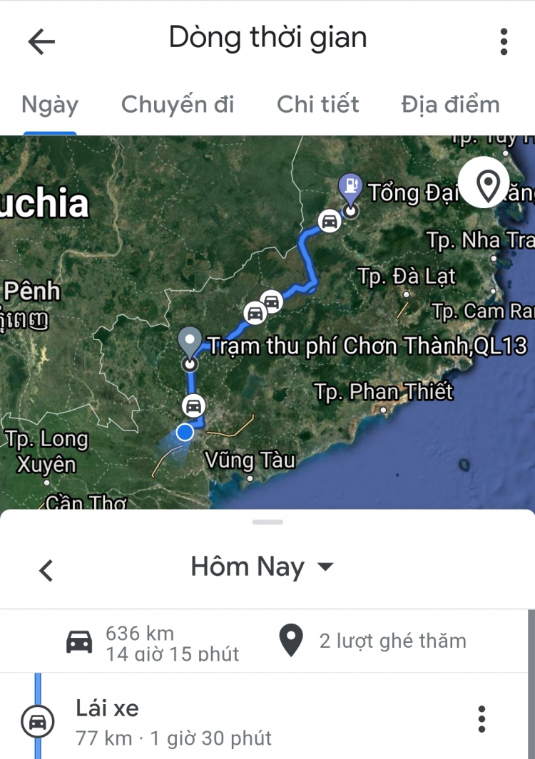 Đi từ Sài Gòn lên Daklak được chưa các bác?
