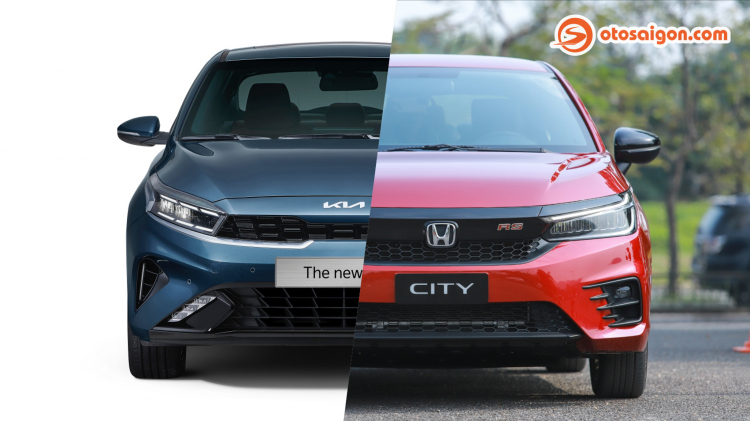 Nhờ các anh tư vấn Kia Cerato 2021 Luxury và Honda City RS, tài chính mua xe 600 triệu