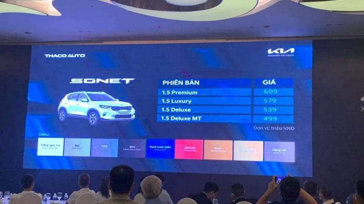 Kia Sonet 2022 có 4 phiên bản tại Việt Nam.jpg