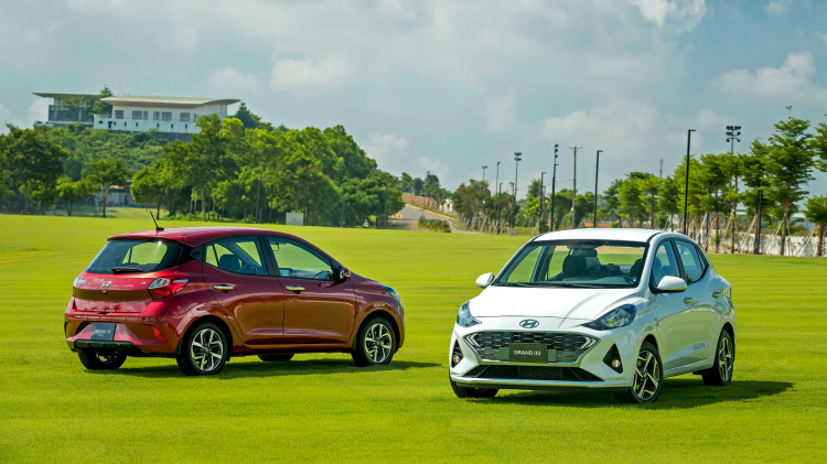 Hyundai Grand i10 phiên bản sedan và hatchback