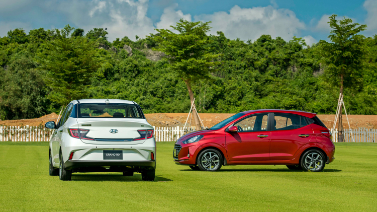 Hyundai Grand i10 phiên bản sedan và hatchback