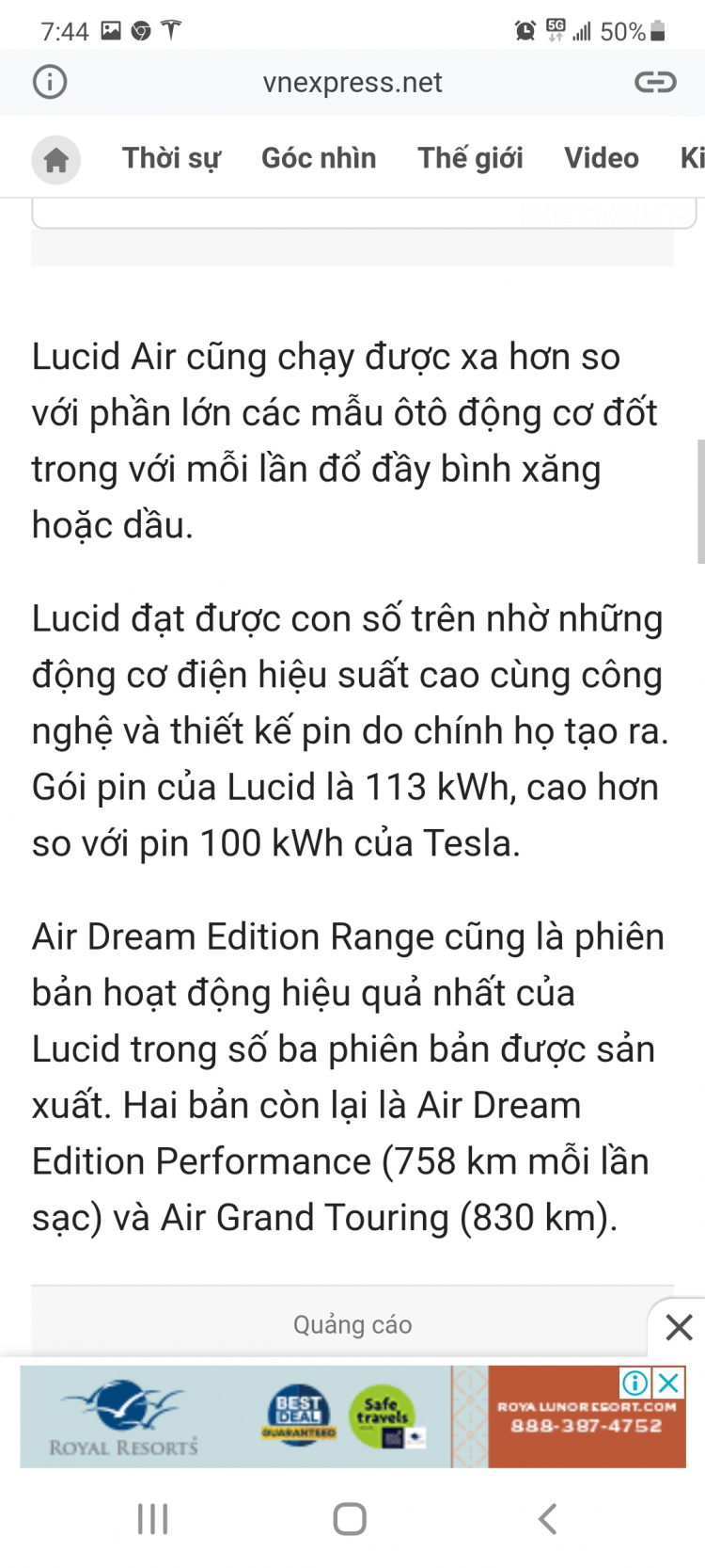 Xe Điện là tất yếu.