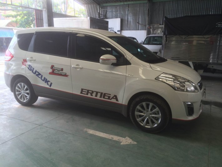 Cầm lái Suzuki Ertiga: xe gia đình 5+2