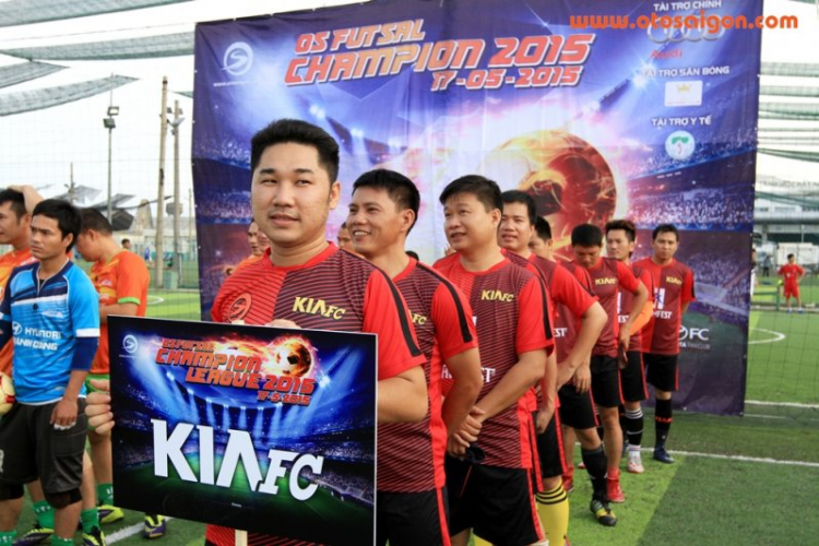 Trực tiếp giải bóng đá OS Futsal Champions League 2015