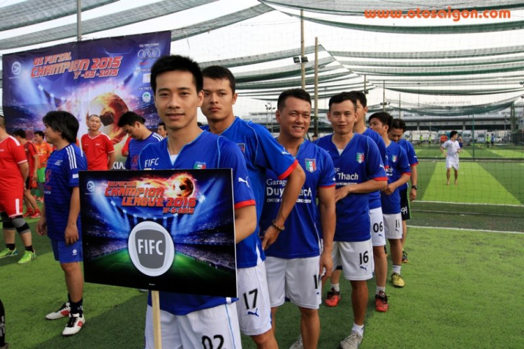 Trực tiếp giải bóng đá OS Futsal Champions League 2015