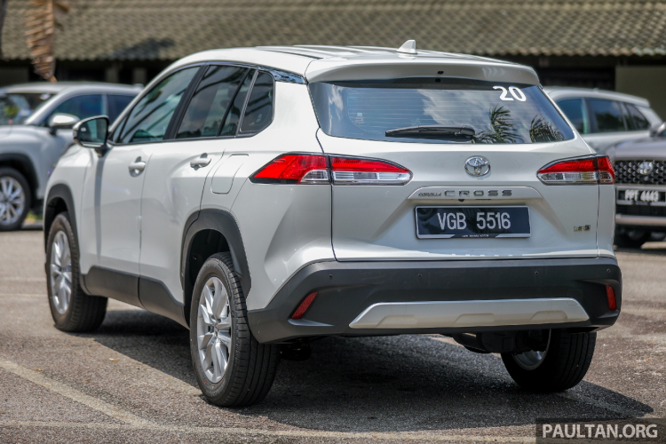 Đuôi xe phiên bản Toyota Corolla Cross