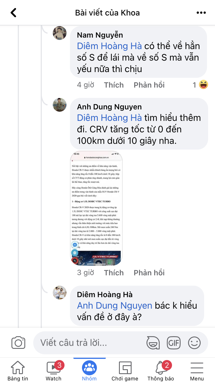 “Honda Sensing là yếu tố quyết định để tôi chọn mua Honda CR-V 2020” “Honda Sensing là yếu tố quyết định để tôi chọn mua Honda CR-V 2020”