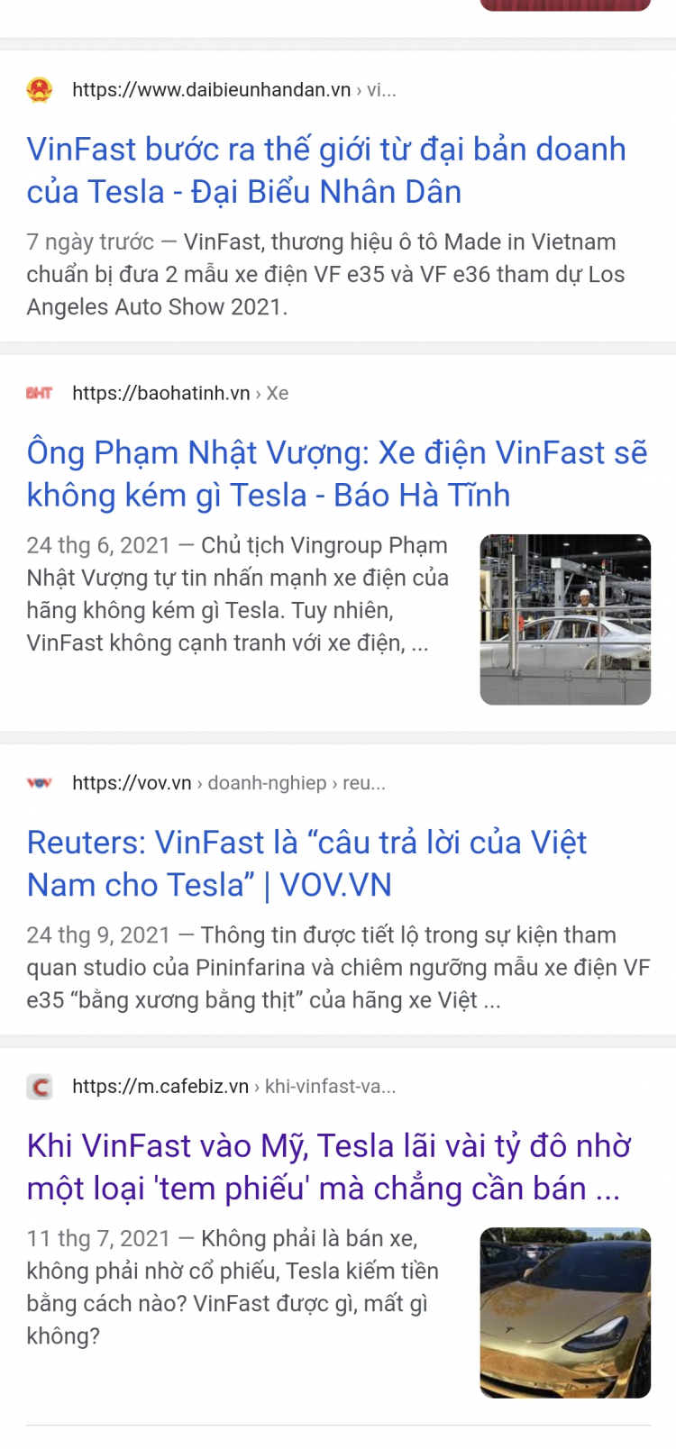 Xe Điện là tất yếu.