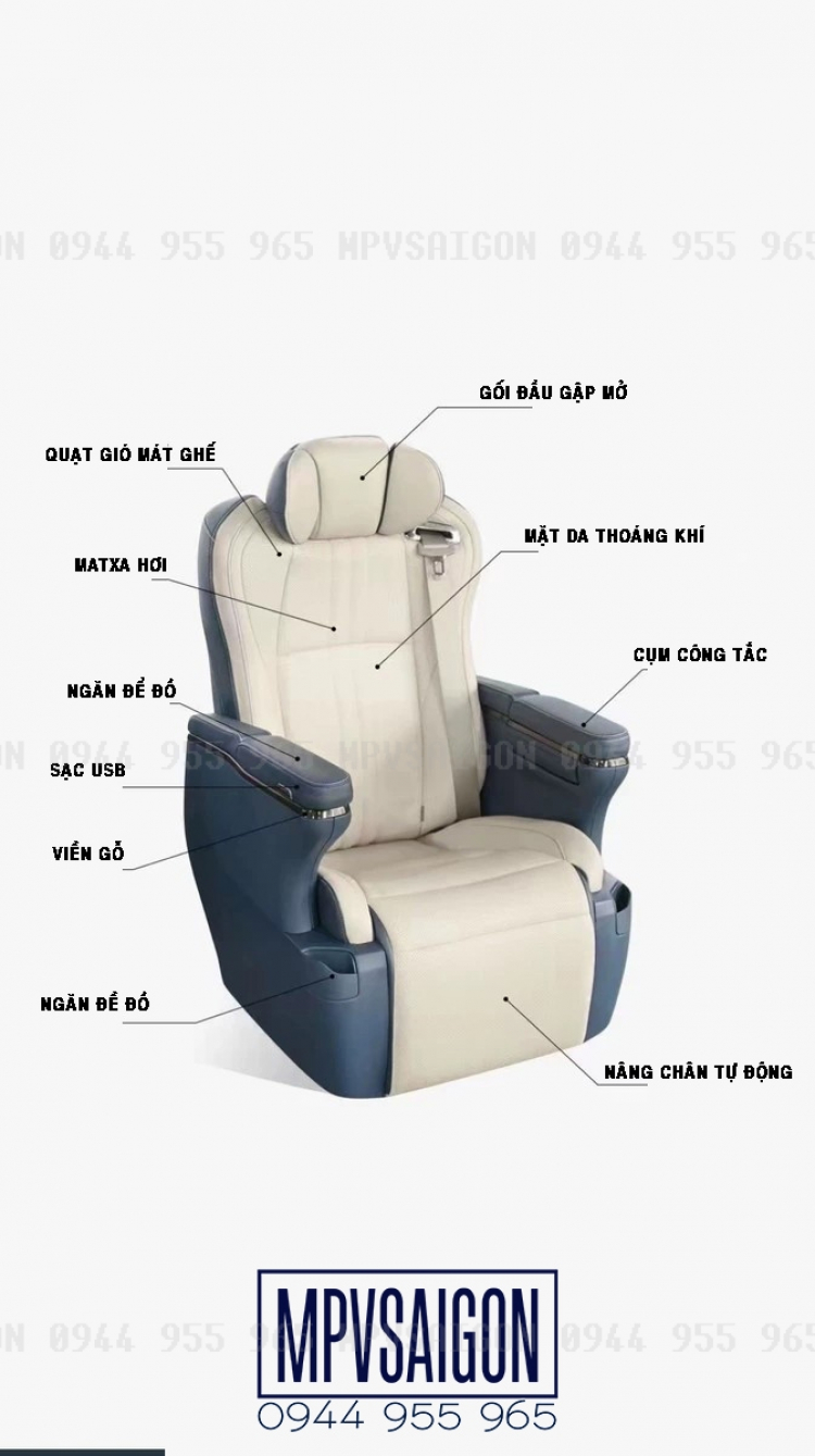 Ghế limousine SEDONA mẫu alphard đẳng cấp tại mpvsaigon Ghế limousine SEDONA mẫu alphard đẳng cấp tại mpvsaigon