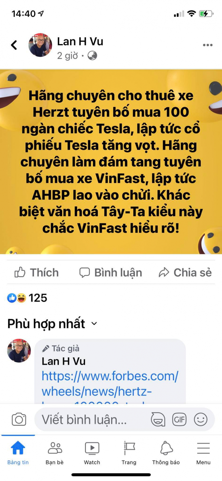 Cửa nào (miếng bánh) cho xe điện Vinfast tại Mỹ ????