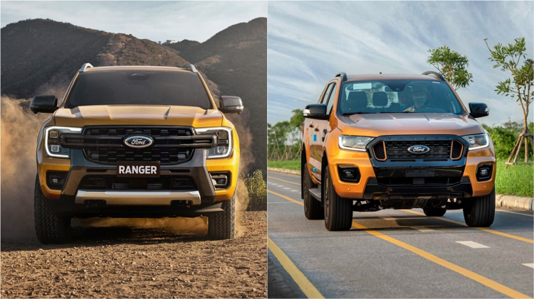 So sánh Ford Ranger 2022 và Ranger 2021
