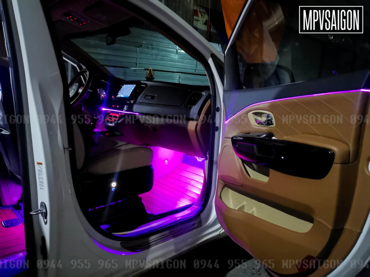 LED bầu trời sao và LED viền nội thất Kia SEDONA CARNIVAL LED bầu trời sao và LED viền nội thất Kia SEDONA CARNIVAL