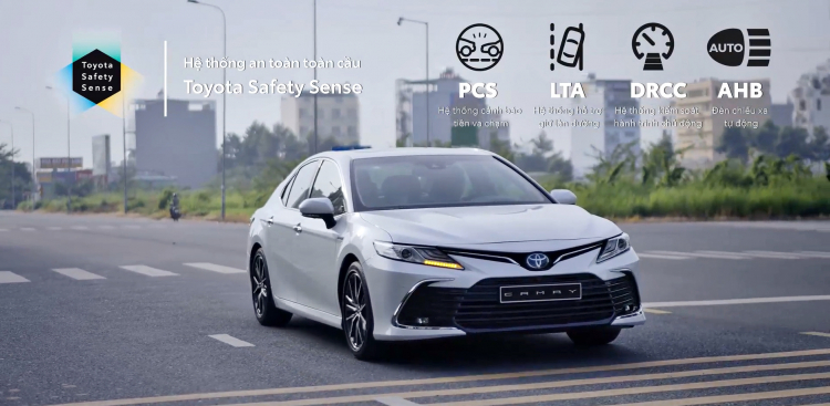 trang bị an toàn trên Toyota Cmary 2022