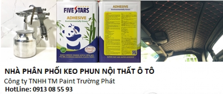 Keo Phun Nội Thất ô Tô dán trần 3D-5D-6D