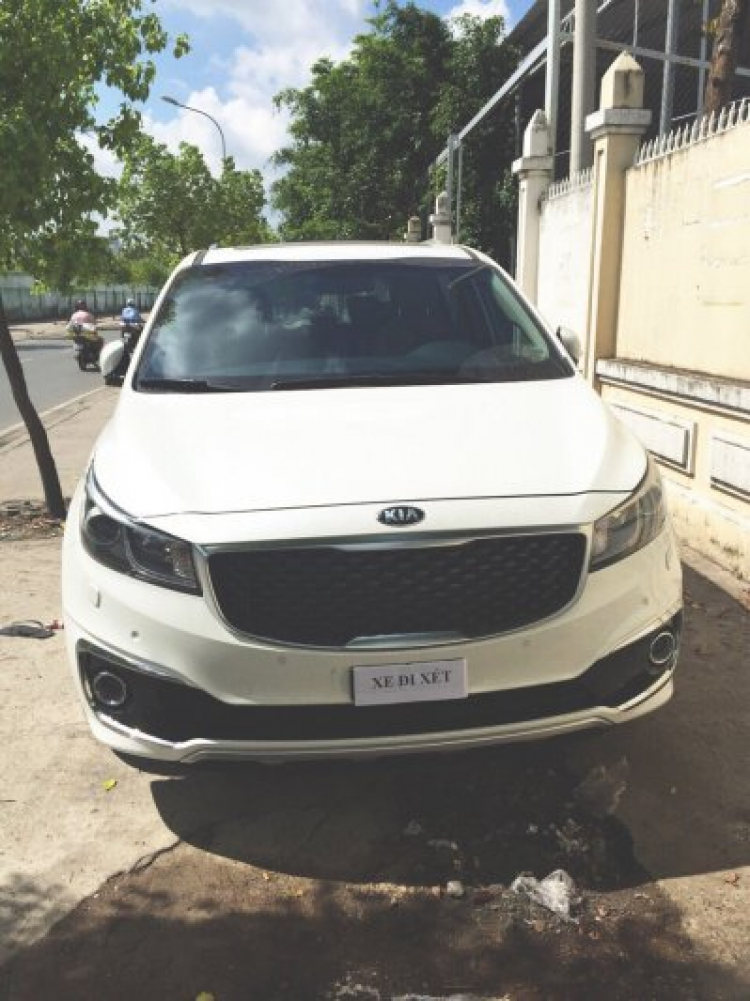 Các chủ xe Kia Sedona 2015 vào đây đánh giá xe mới mua