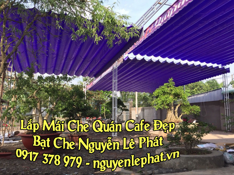 Báo Giá Thi Công Mái Che Quán Cafe Sân Vườn Đẹp, Lắp Bạt Che Cà ...